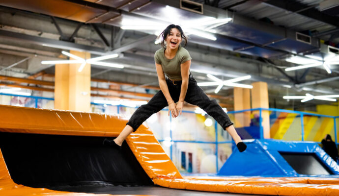 QZ-Event - Blind-Booking - Trampolin springen